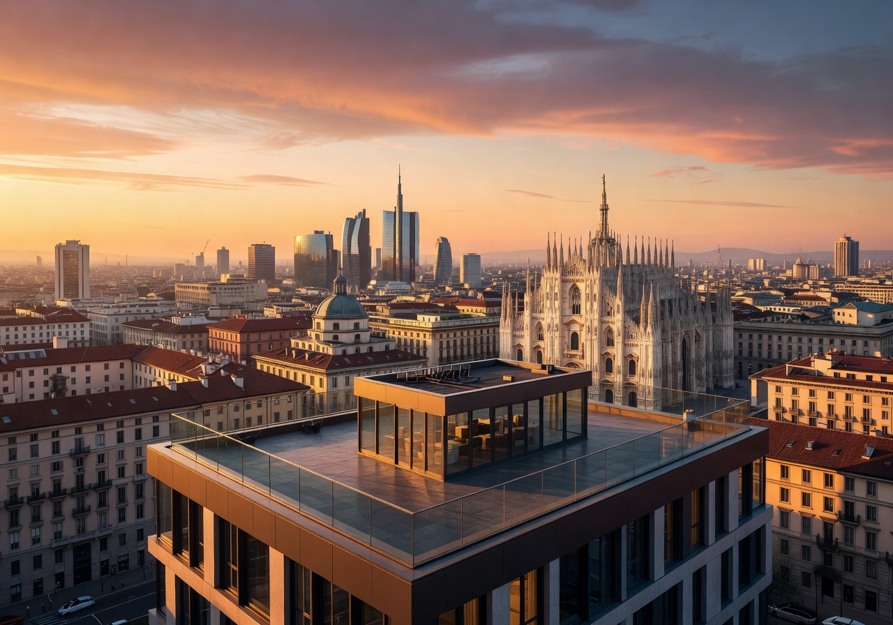 ME Milan Il Duca Skyline View
